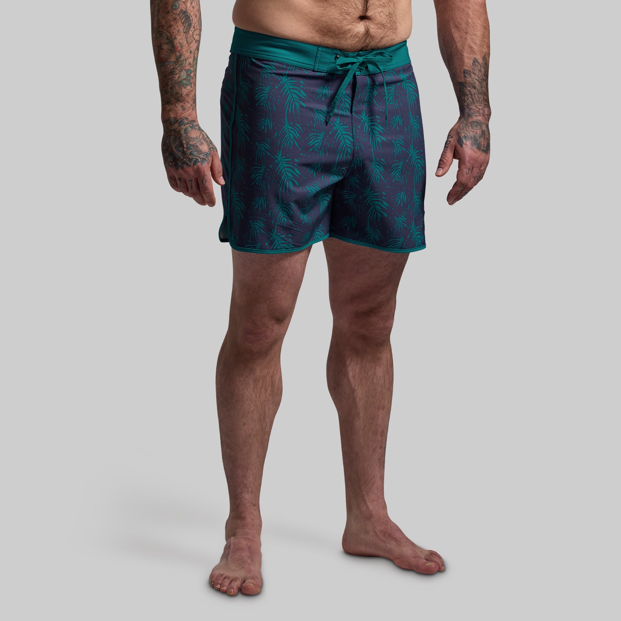 Tropics Island Short 5 - Lightweight Quick-Dry Swim Trunks for Men - Perfect for Beach Vacation, Pool Party & Summer Outdoor Activities