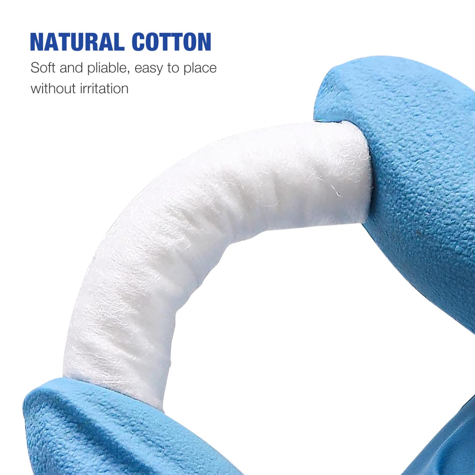 Organic Cotton Rolls 6 Pack - Dental Cotton Rolls, Nosebleed Plugs, Absorbent Gauze Rolls for Blood Clotting & Wound Care (Algodon En Rollo) - Perfect for Dental Offices, First Aid Kits & Emergency Medical Use