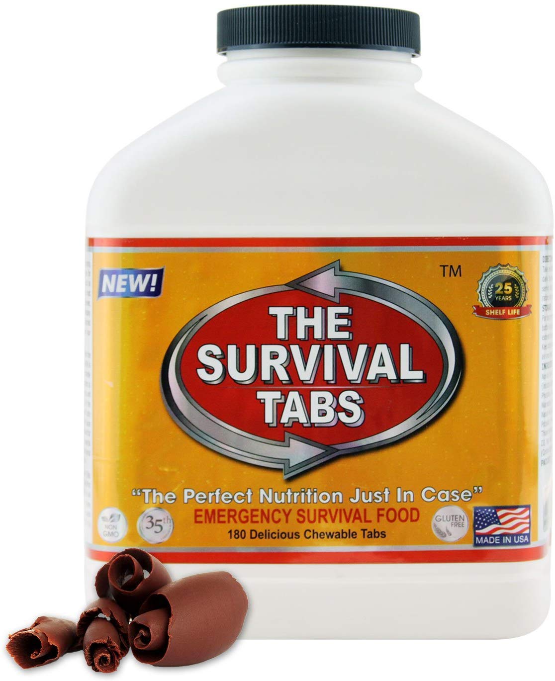 Emergency Survival Food Kit - 15-Day Supply of Chocolate & Nutrient-Rich Bars for Earthquake Preparedness | Perfect for Home, Office & Outdoor Emergency Kits