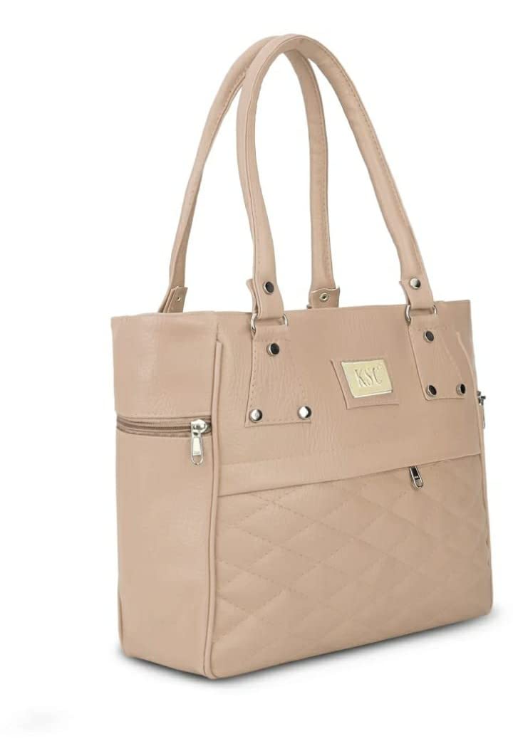 Women's PU Leather Handbags - Queen Collection Elegant & Minimalist Shoulder Bag (HB-2) | Perfect for Work, Shopping & Evening Events