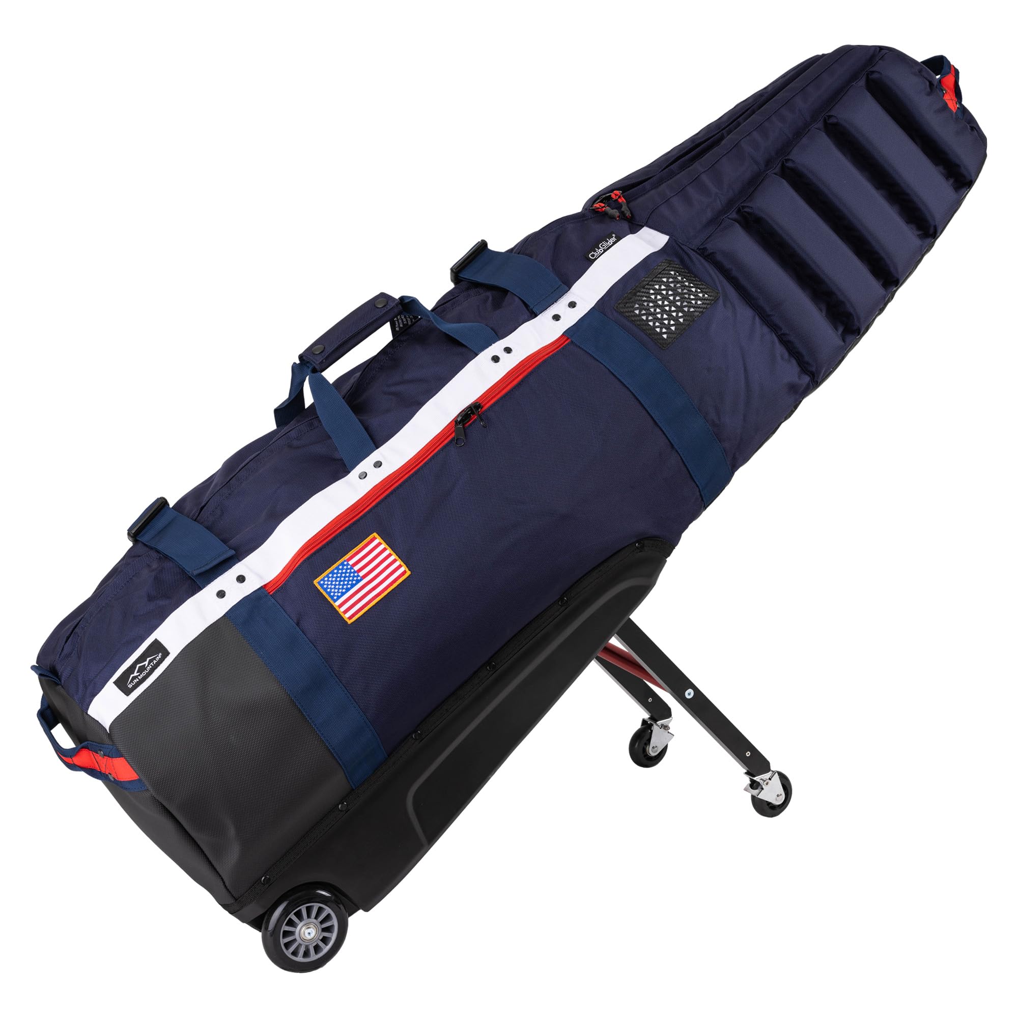 Sun Mountain Golf Club Glider Meridian Travel Bag - Premium Golf Club Cover for Protection & Easy Transport | Perfect for Air Travel & Golf Course Use