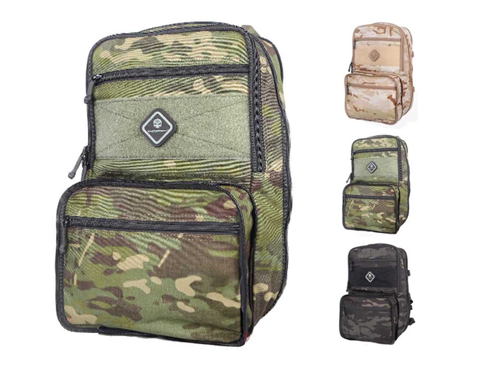 Tactical D3 Multi-Purpose Hydration Shoulder Bag - Military Combat Backpack for Outdoor Hiking, Camping & Travel - Water Resistant & Durable Design