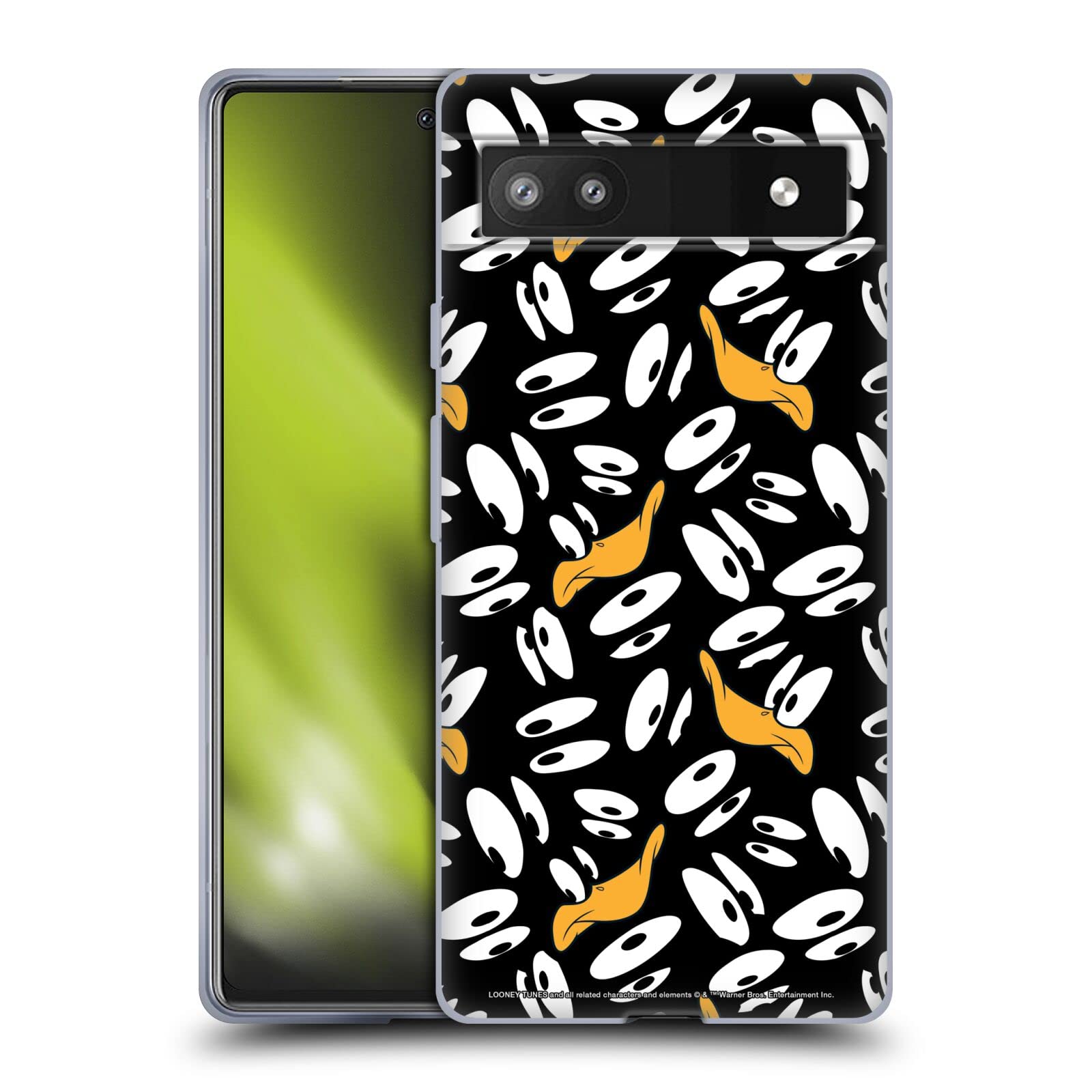 Official Looney Tunes Daffy Duck Case for Google Pixel 6a - Soft Gel Protection for Daily Use