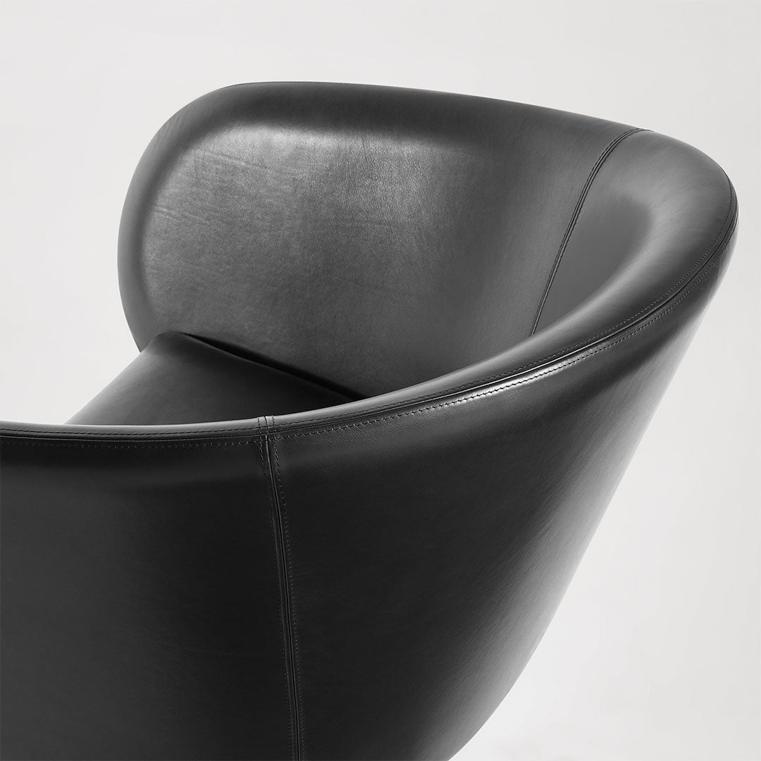 Modern Swivel Lounge Chair - 360 Degree Rotating Recliner with Adjustable Backrest for Living Room, Bedroom, or Office - Comfortable Reading & Relaxation Chair