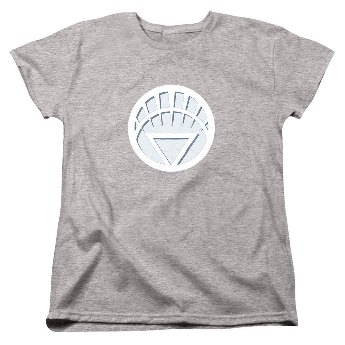 Green Lantern White Lantern Logo Women's T-Shirt | DC Comics Superhero Graphic Tee | Casual Wear & Cosplay Costume