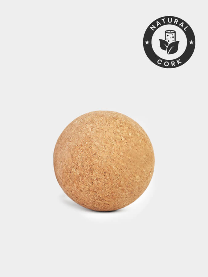 Premium Cork Massage Balls for Yoga, Myofascial Release & Trigger Point Therapy - Natural Eco-Friendly Yoga Accessories for Athletes & Physical Therapy