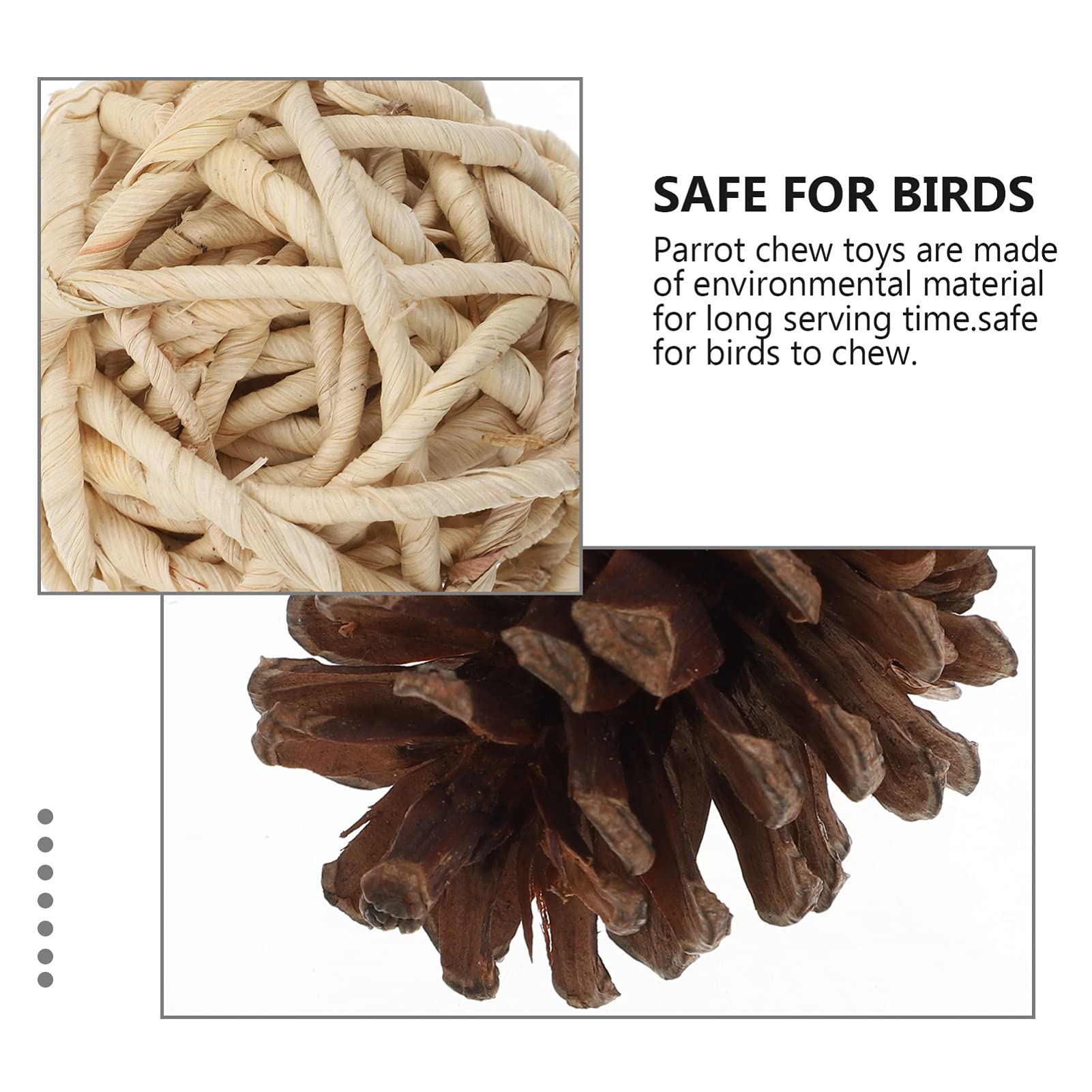 Balacoo 11-Piece Hamster Chew Toys Set - Natural Rattan & Wooden Chewing Toys for Rabbits, Guinea Pigs & Small Pets - Teeth Grinding & Molar Care - Fun Paper Shredder & Weaving Toys for Critters - Perfect for Cage Enrichment & Playtime