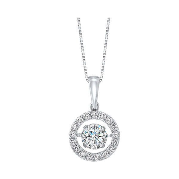 14K White Gold Diamond Pendant (3/4 CTW) - Elegant Necklace for Women, Perfect for Anniversary, Wedding & Special Occasions