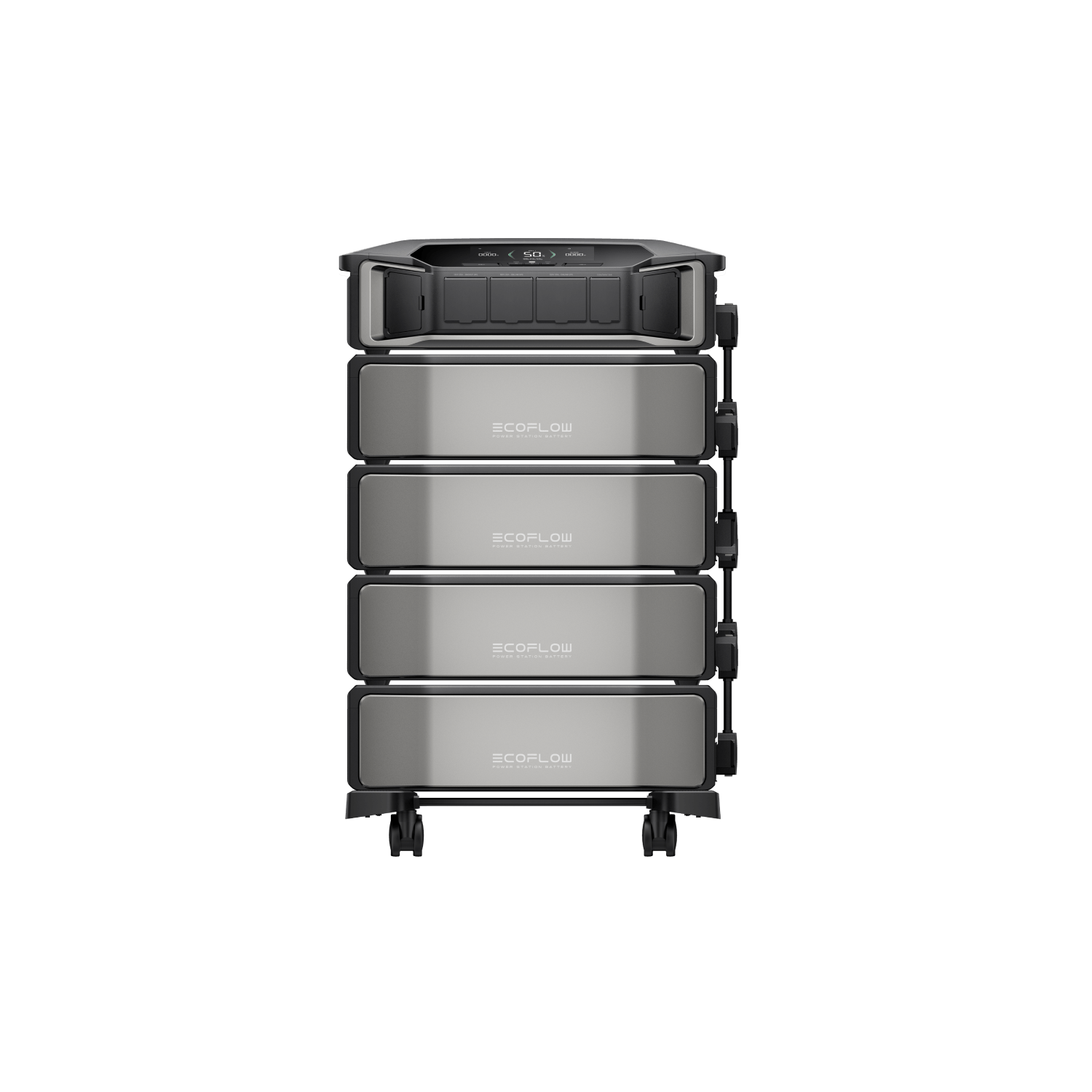 EcoFlow DELTA Pro Ultra Solar Generator with Extra Battery (1 Inverter + 2 Batteries) - Whole Home Backup Power for Emergencies, Camping & Off-Grid Living
