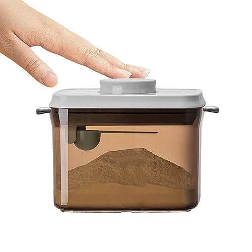 1000ml - Rectangle - Dark Brown