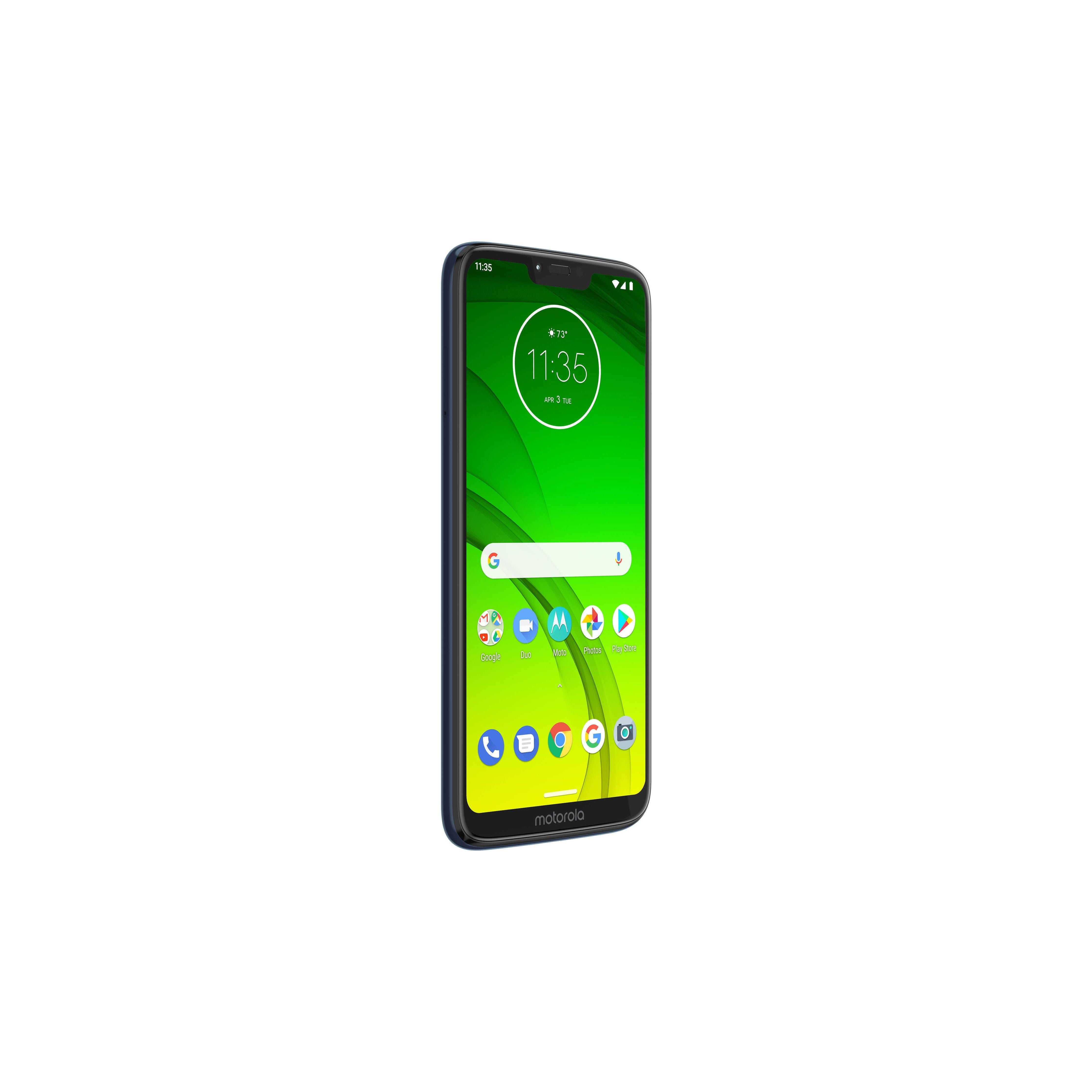 Unlocked Moto G7 Power 32GB Smartphone in Marine Blue - Perfect for Travel, Business & Everyday Use