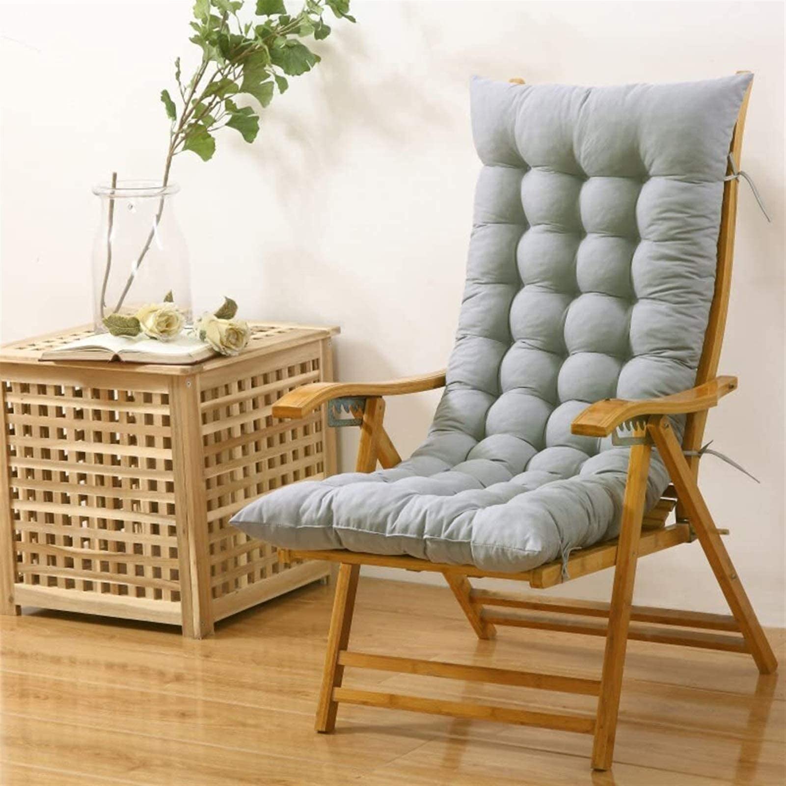 Premium Rocking Chair Cushion Set - Soft Foam Seat & Back Cushions with Ties for Recliners, Garden Chairs & Indoor Furniture - Perfect for Relaxing in Living Rooms, Porches & Outdoor Spaces