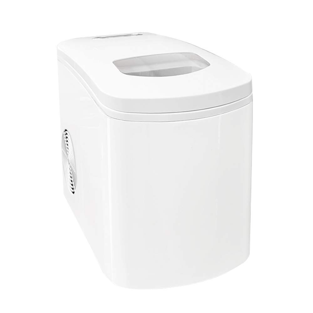 Portable Compact Ice Maker Machine - Countertop White Ice Cube Maker for Home, Office, Party, Boat & RV - Perfect for Cocktails, Beverages & Outdoor Adventures