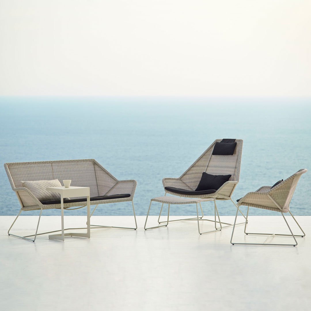 Breeze Highback Chair - Comfortable Outdoor Patio Furniture for Relaxing in Your Garden, Backyard or Poolside
