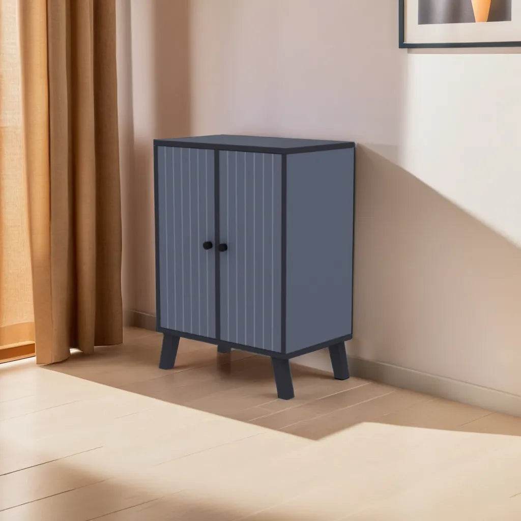 Hester 2 Door Shoe Cabinet - Slim Storage Organizer for Entryway, Hallway & Closet - Space Saving Shoe Rack for Sneakers, Boots & Sandals