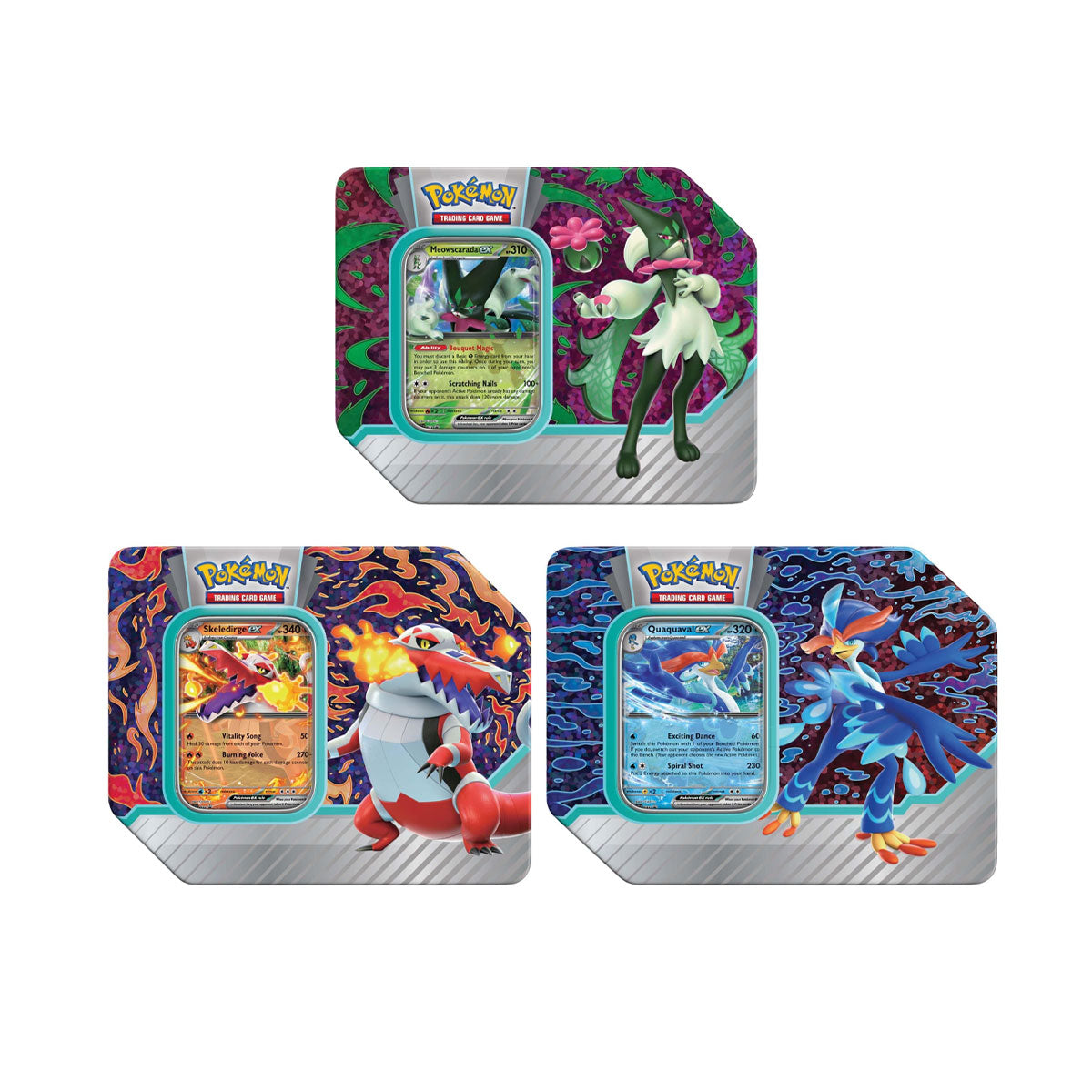 Pokemon Paldea Partners Tin - Exclusive Collectible Trading Card Set for Pokemon TCG Fans | Perfect for Battles, Gifts & Collecting
