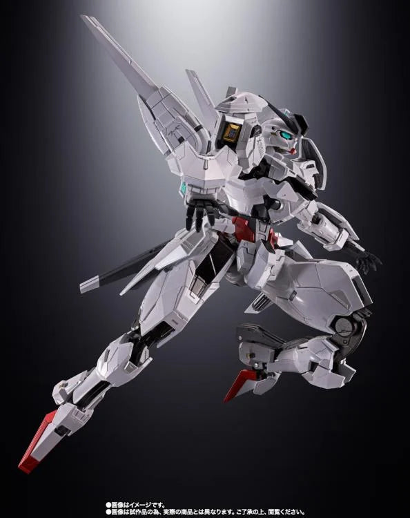 Bandai Chogokin Gundam Calibarn EX01 Action Figure - Mobile Suit Gundam: The Witch from Mercury - High-Quality Collectible Model Kit for Anime Fans & Display | Perfect for Gundam Collections, Anime Decor, and Gift Giving