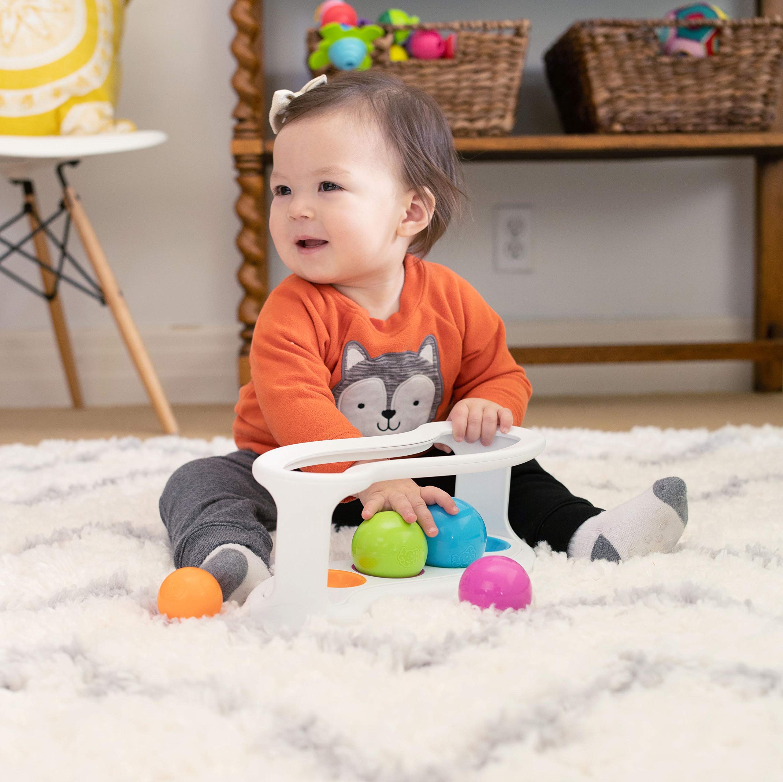Fat Brain Toys FA224-1 Marble Run - STEM Educational Building Toy for Kids Ages 4+ | Fun Gravity Maze Game for Indoor Play & Learning Activities