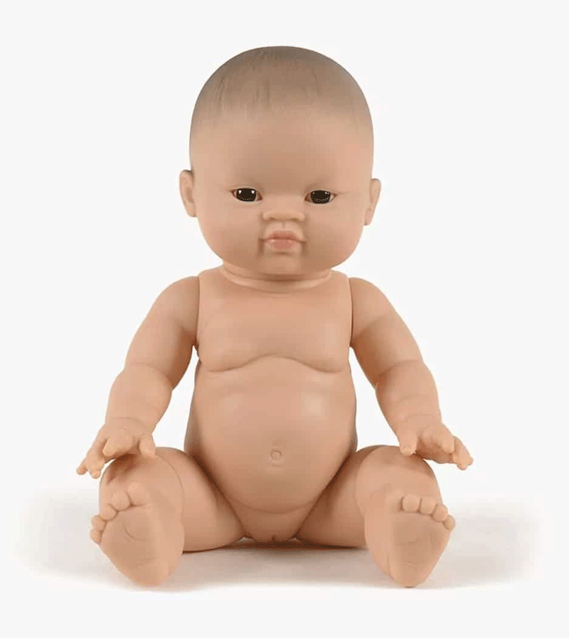 Minikane Alizee Girl Baby Doll with Realistic Brown Eyes - Perfect for Pretend Play, Gift Giving & Collectibles