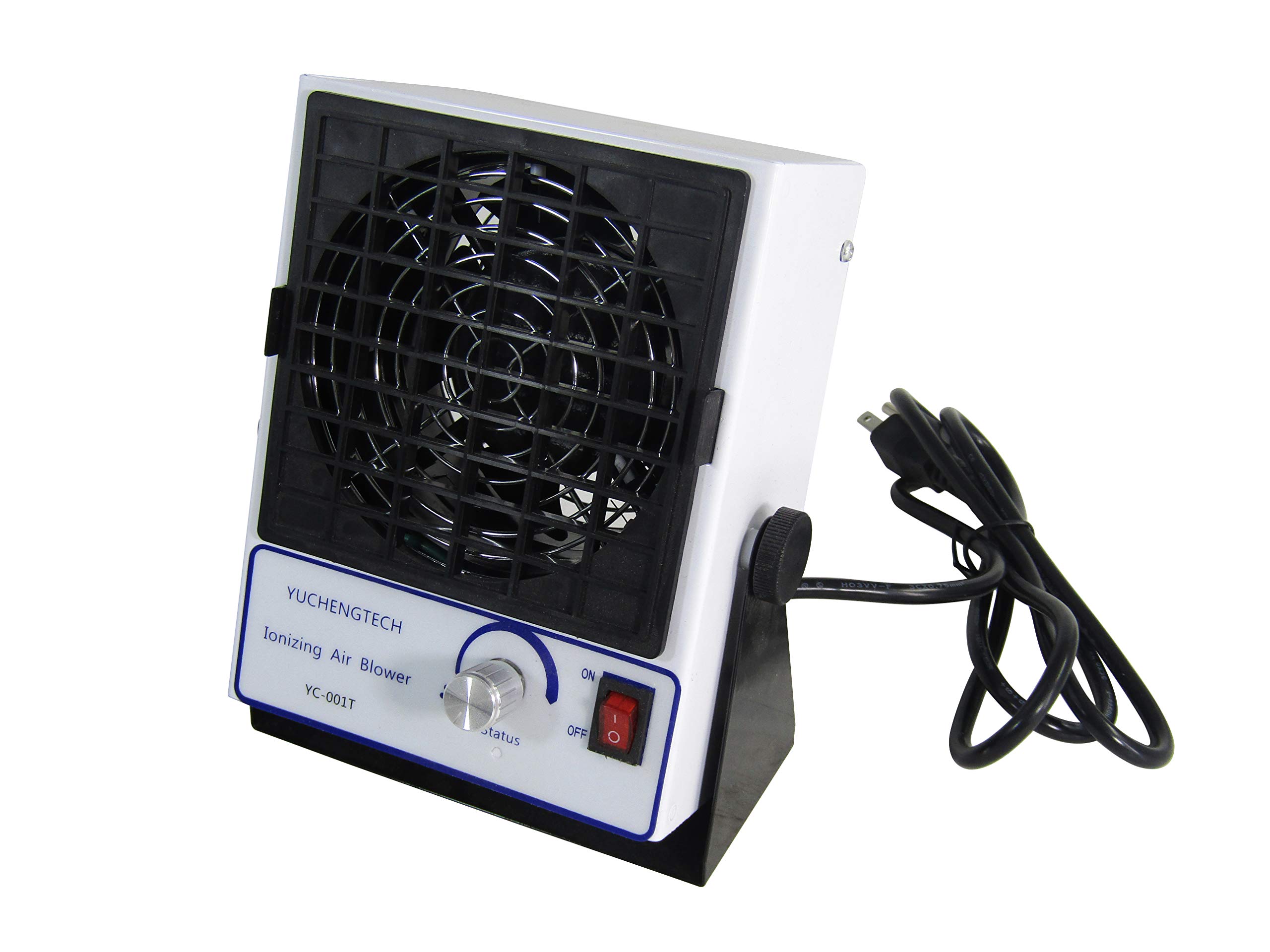 YUCHENGTECH 220V Powerful Ionizing Air Blower - Benchtop Static Eliminator Fan for Electronics, PCB Assembly & Clean Room Use | ESD Safe Ionizer for Dust Removal & Static Control