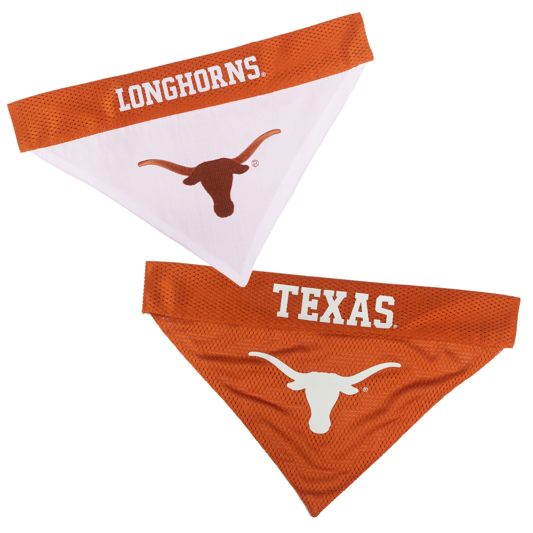 Texas Longhorns Reversible Pet Bandana for Dogs & Cats - Large/X-Large Size | Collegiate Pet Accessories | Game Day, School Spirit & Everyday Wear
