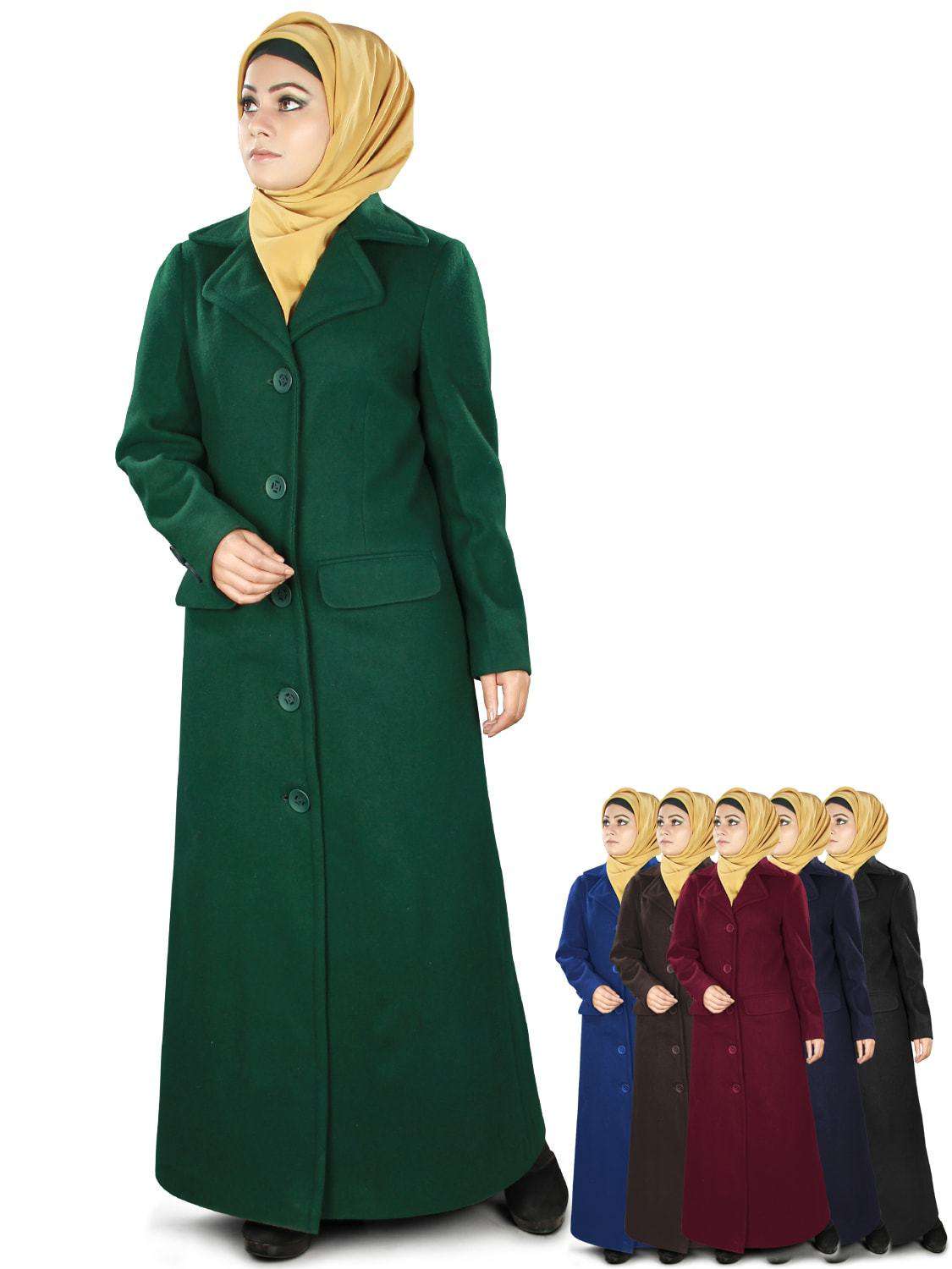 Jaseena Women's Long Coat - Elegant Winter Trench Coat with Belt, Warm Wool Blend Outerwear for Office, Dating & Special Occasions