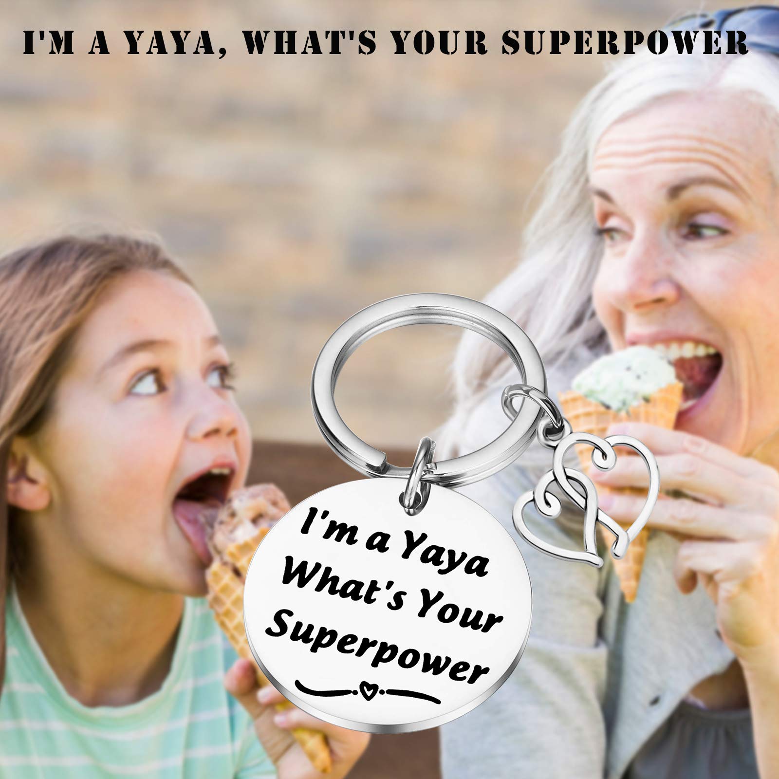 PLITI Yaya Gifts for Grandma - Elegant New Grandparents Jewelry Set - Perfect Mother's Day Gift from Granddaughter - Ideal for Special Occasions & Family Celebrations
