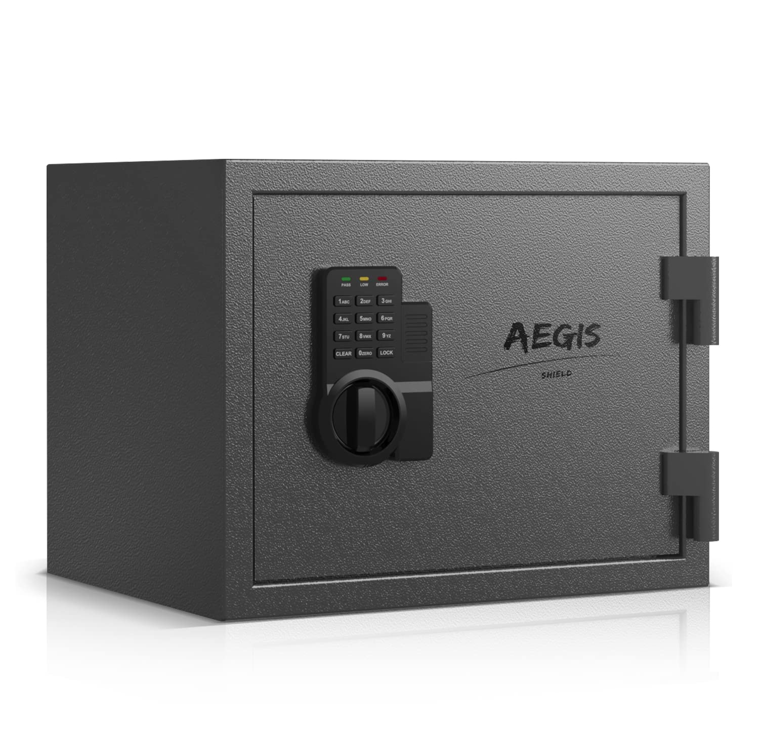 AEGIS 1.2 Cubic Feet Fireproof Safe Box with Digital Keypad & Dual Keys - Home & Office Security Safe for Money, Jewelry, Guns & Documents - Perfect for Hotels, Dorms & Business Use