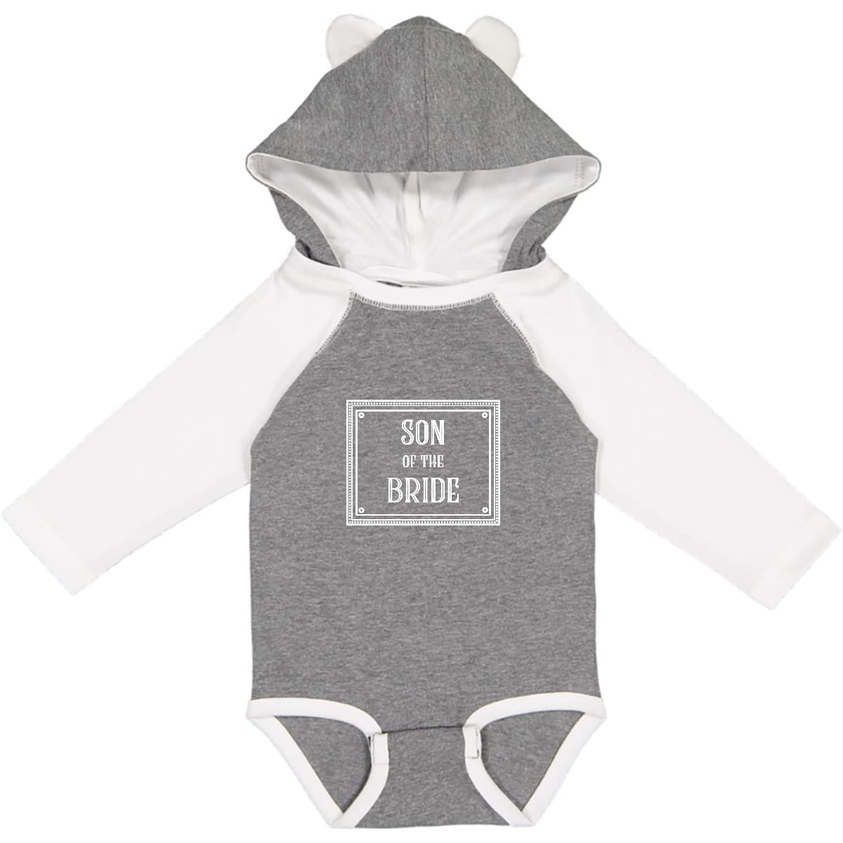 Inktastic Son Of the Bride in White Long Sleeve Baby Bodysuit - Perfect for Weddings, Christenings & Family Photos