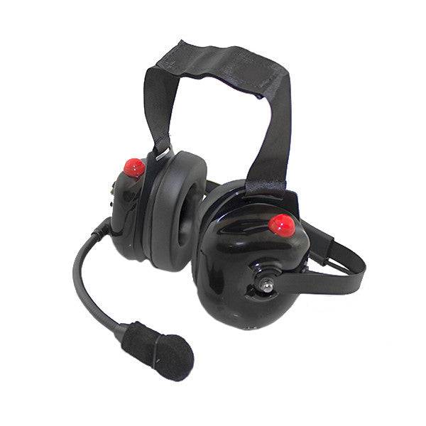 Premium Dual Radio Crew Chief Headset - Heavy Duty Aviation & Industrial Communication Headset for Pilots, Ground Crew & Construction Workers - Noise Cancelling & Comfortable for Long Shifts
