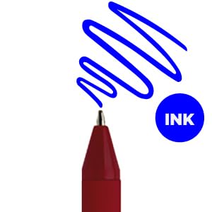 Burgundy Cap - Blue Ink
