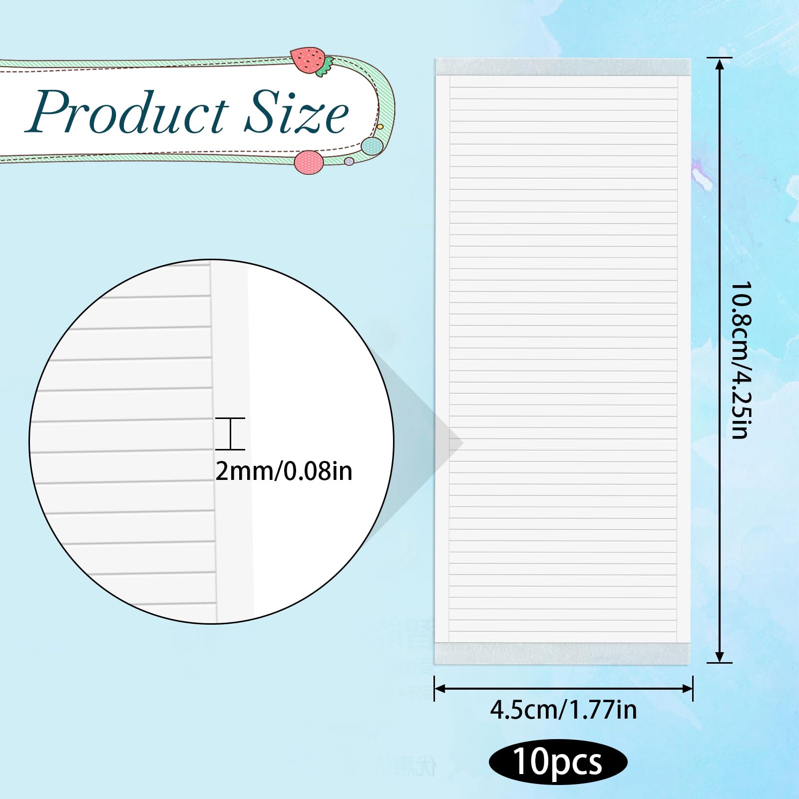 500 Pieces False Eyelash Fans Paper Tape - Double Sided Adhesive Lash Tape & Eyelash Fan Tape Holder for Eyelash Extensions - Sticky Strip for Women & Girls Eye Makeup - Perfect for Salon, Home Use & Professional Lash Artists