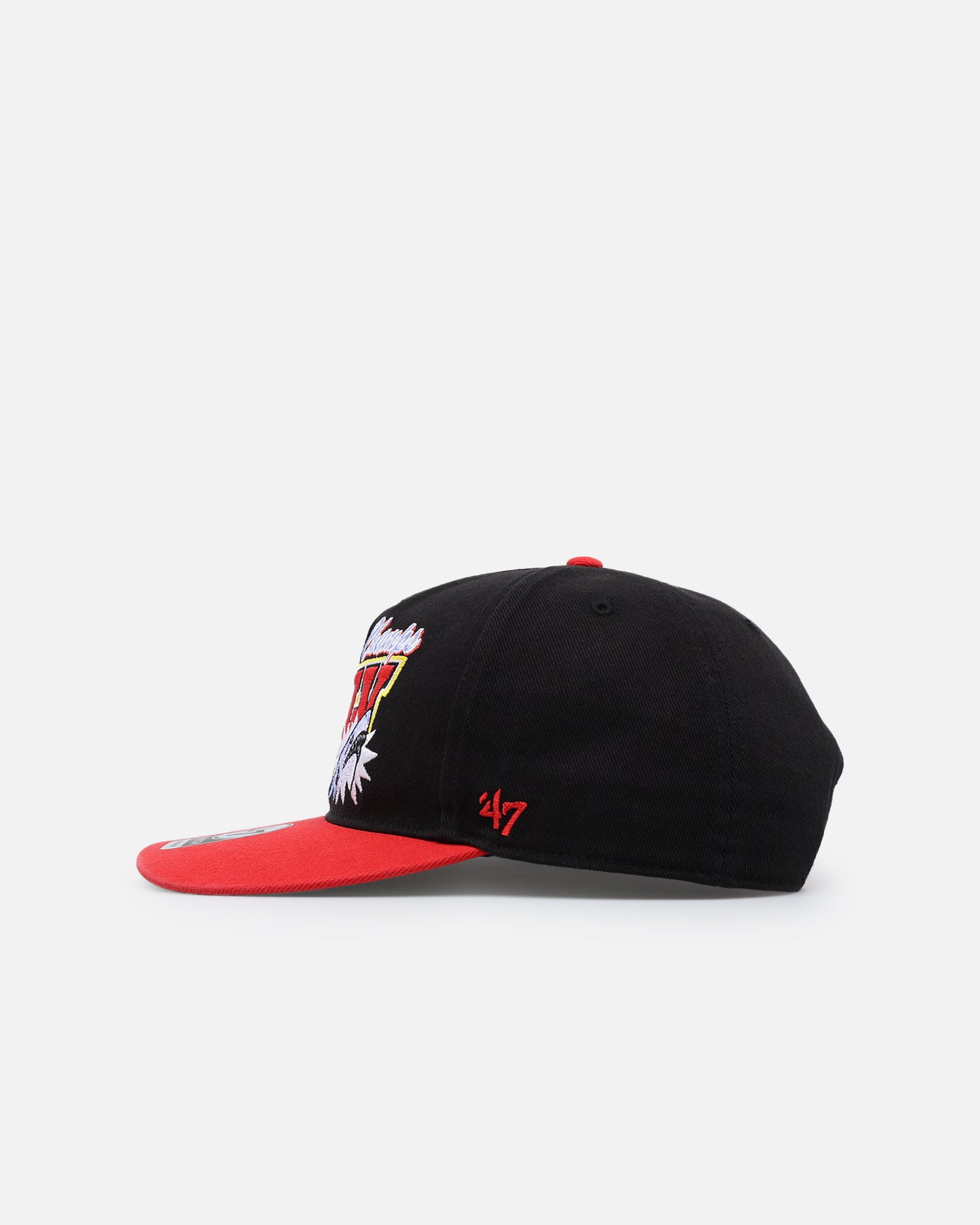 47 Brand UNLV 1990 Hitch RF Snapback Hat - Black/Red Adjustable Baseball Cap for Men & Women - Perfect for Sports Fans, Casual Wear and Street Fashion