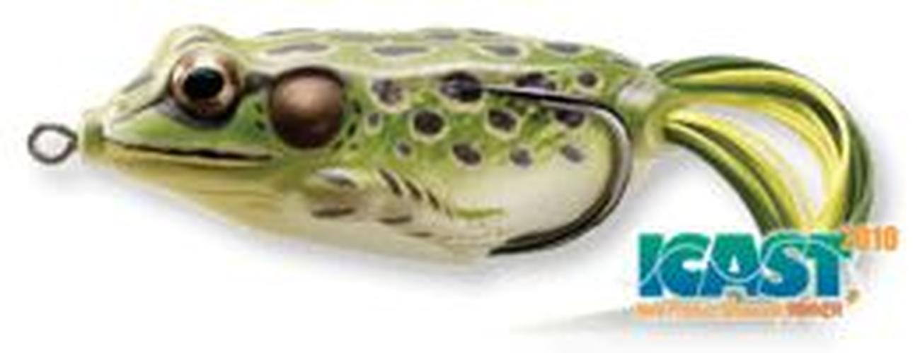 Live Target Hollow Body Frogs - Topwater Bass Fishing Lure for Freshwater & Saltwater - Realistic Frog Bait for Weedless Fishing in Ponds, Lakes, and Rivers