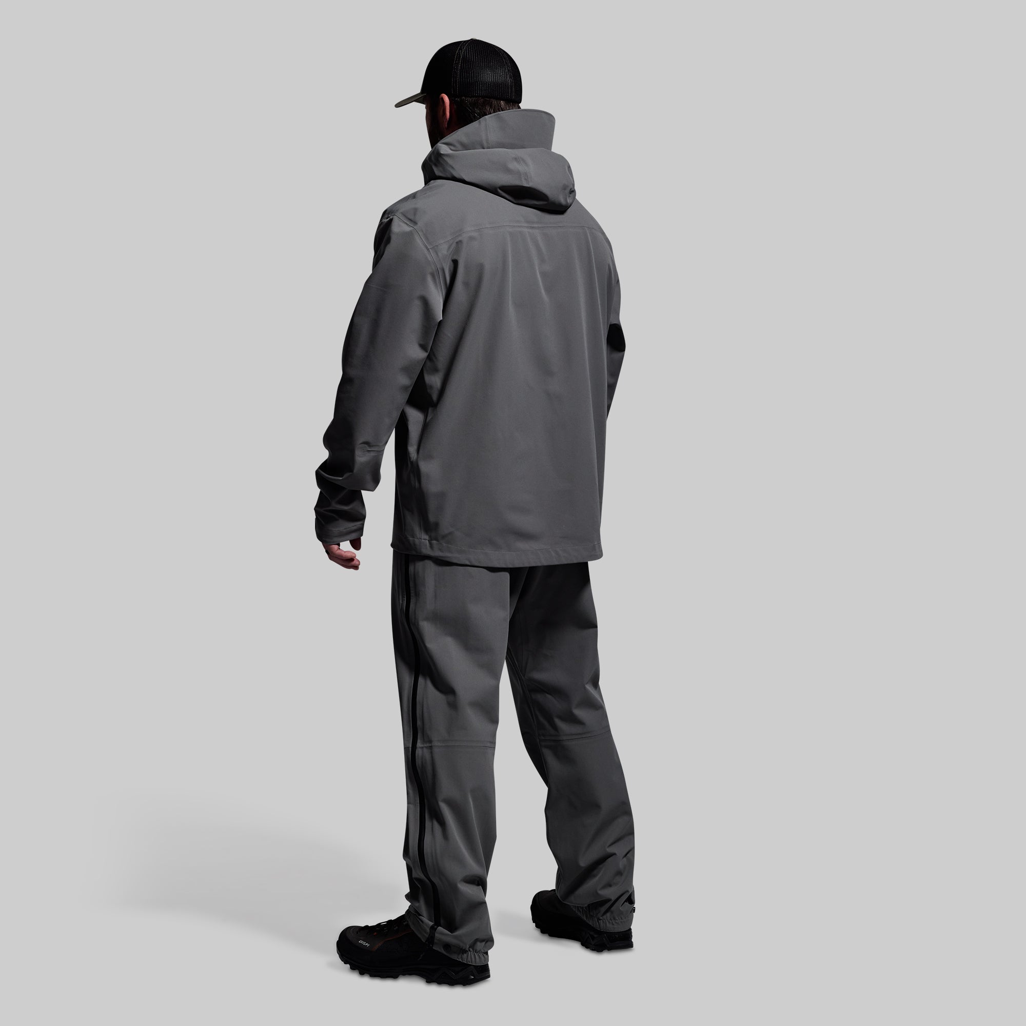 Mission FLEX Waterproof Rain Jacket - Lightweight Windbreaker for Men & Women (Wolf Grey) | Perfect for Hiking, Camping & Outdoor Adventures
