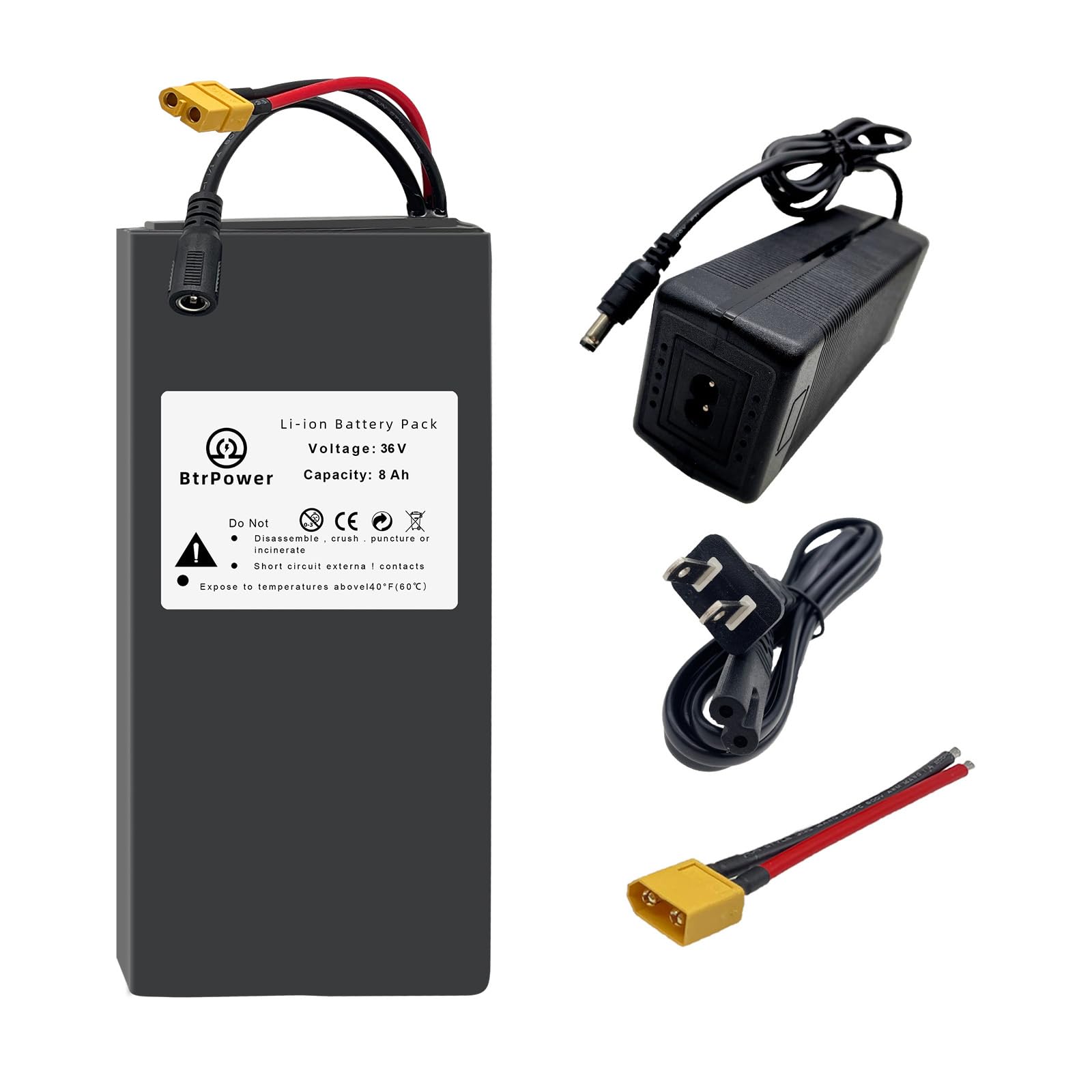 48V 52V 60V 72V Ebike Battery - 10AH to 50AH Lithium Ion/LiFePO4 Battery Pack with 3A/5A Charger & 50A/80A BMS - Compatible with 300W-4500W Motors - Perfect for Electric Bikes, Scooters, and DIY EV Projects