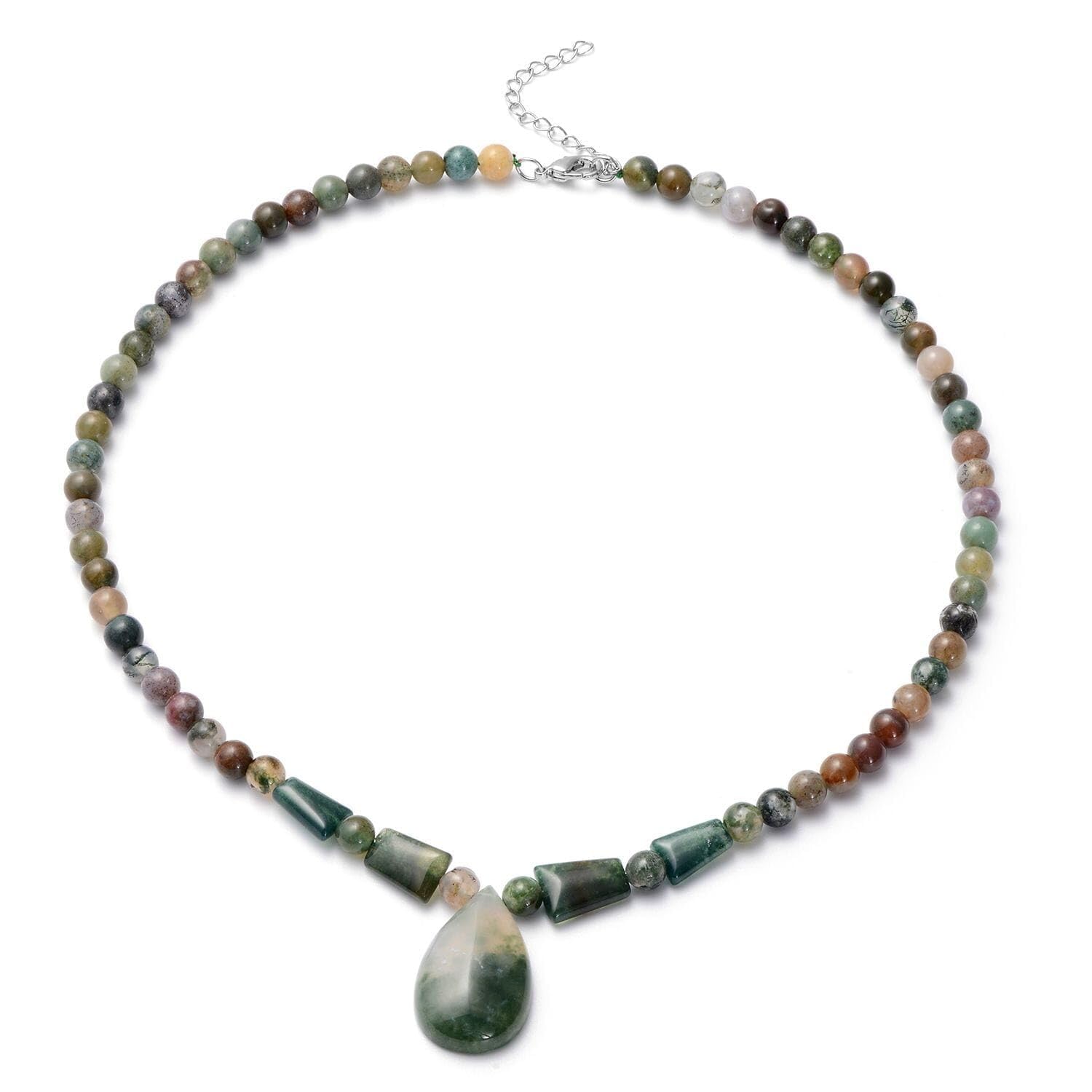 Healing Crystal Beaded Necklace for Women & Men - 20
