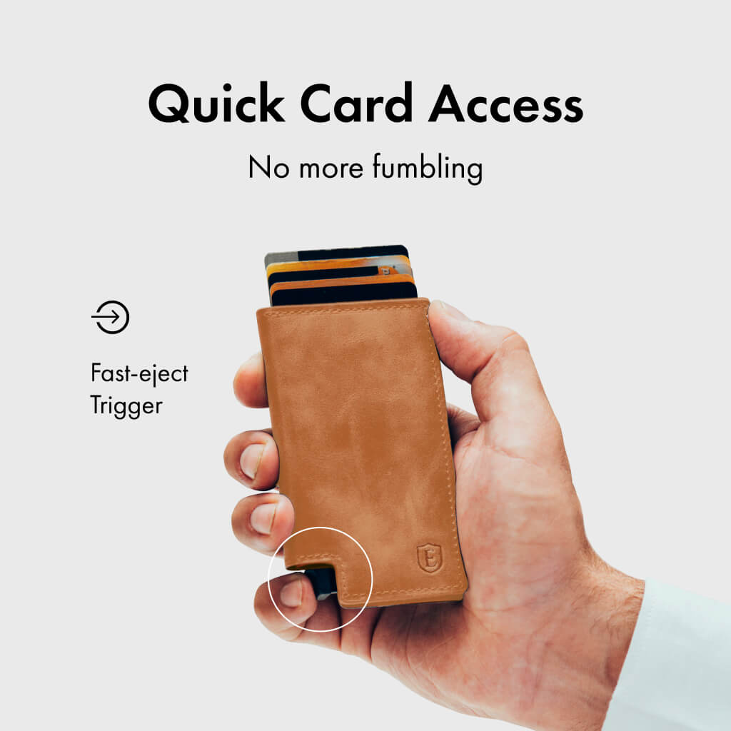 Ekster Smart Wallet for Men - RFID Blocking Slim Minimalist Front Pocket Wallet with Money Clip | Perfect for Travel, Business & Everyday Carry