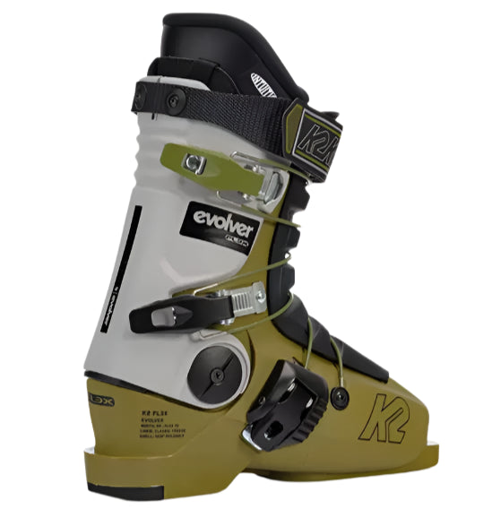 K2 Junior's Evolver Ski Boots 2025 - Kids' Adjustable Ski Boots for Boys & Girls - Perfect for Alpine Skiing and Snowboarding Adventures