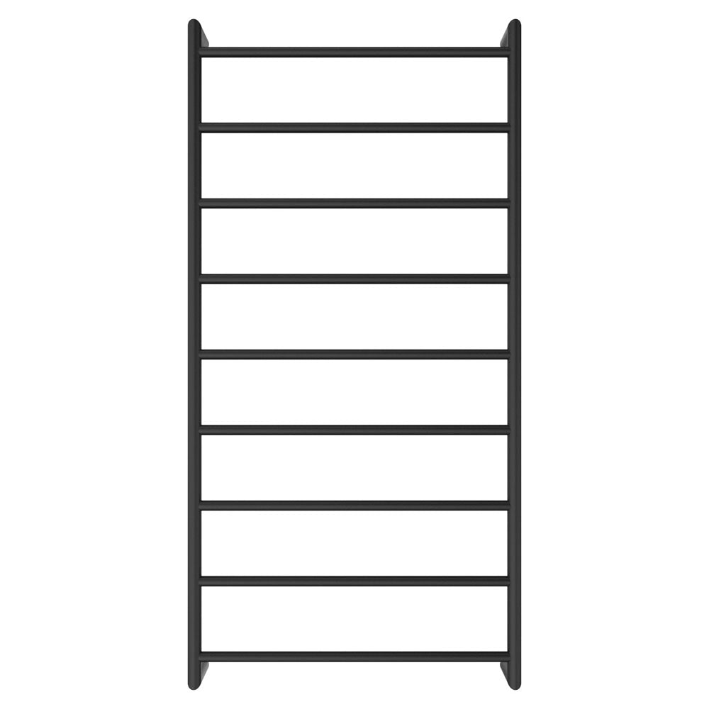 Fienza 82860120MB Kaya Heated Towel Rail 600x1200mm Matte Black - Premium Bathroom Heated Towel Warmer for Spa, Luxury Hotels & Modern Homes
