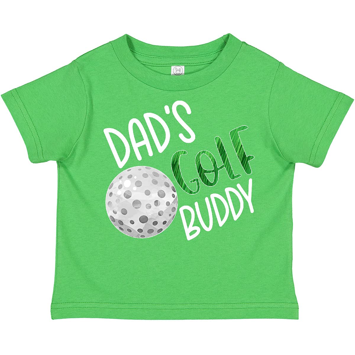 Inktastic Dad's Golf Buddy with Golf Ball Toddler T-Shirt - Funny Father & Son Matching Outfit for Golf Lovers - Perfect for Father's Day, Birthday & Family Golf Trips