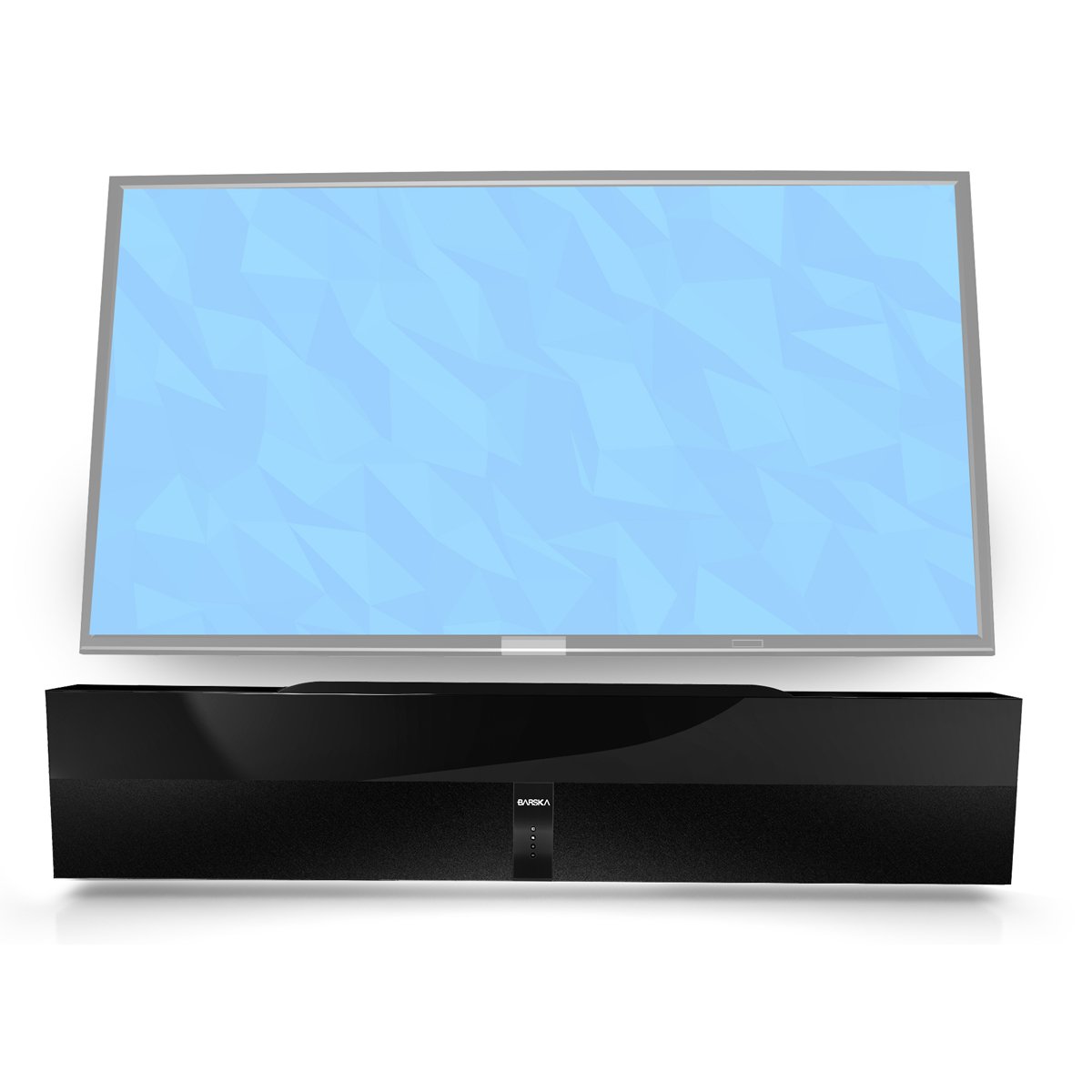 BARSKA Edge Plug-and-Play Sound Deck XT-200 | 3D Audio Technology Bluetooth Soundbar | Enhanced Design High Fidelity Sound System | Single Cable Setup for TV & Wall Power | Perfect for Home Theater & Gaming Setup