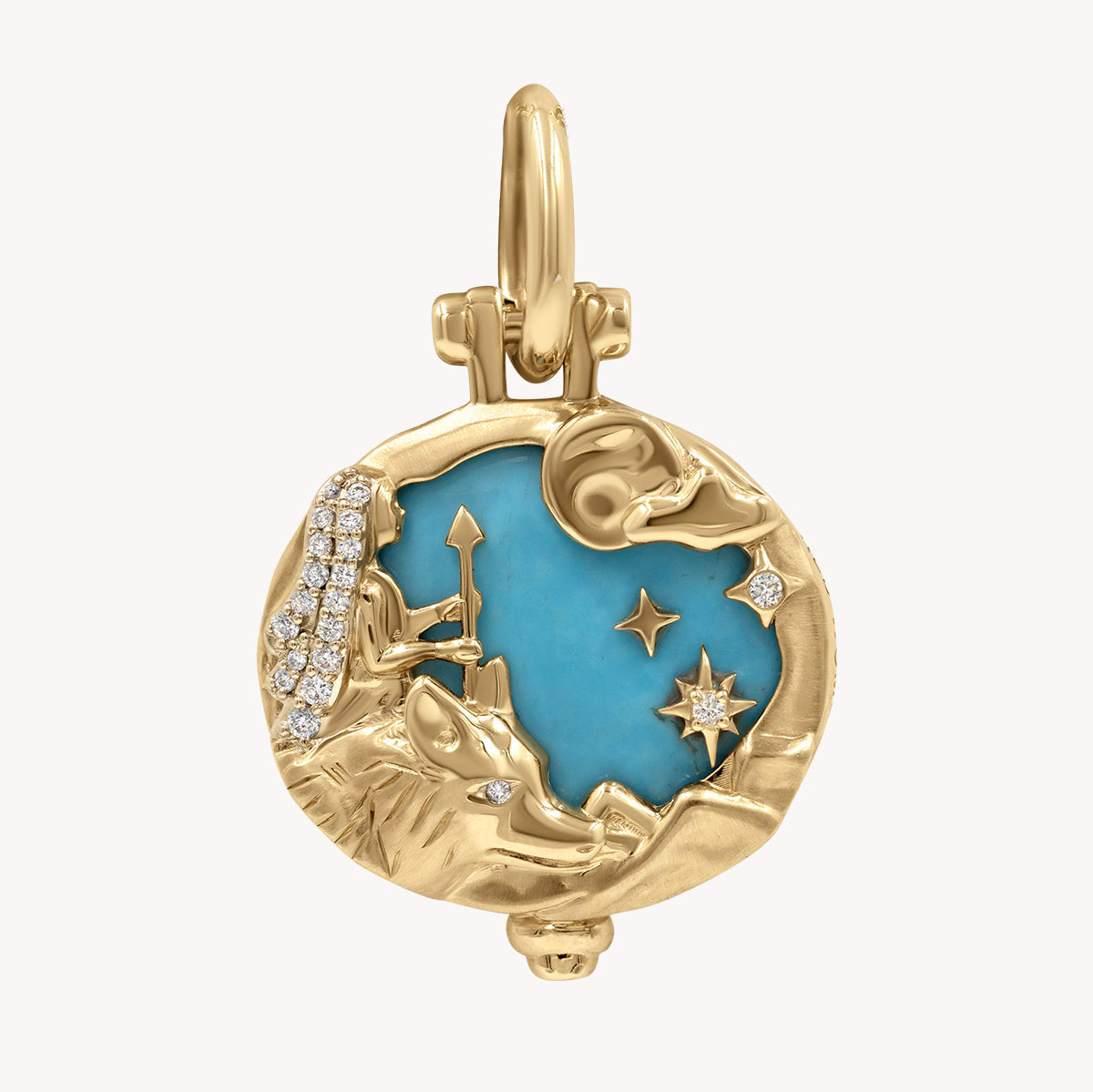 Wild Women Turquoise Pendant Necklace - Handcrafted Sterling Silver Jewelry for Boho Style & Everyday Wear | Perfect Gift for Women, Birthdays & Special Occasions