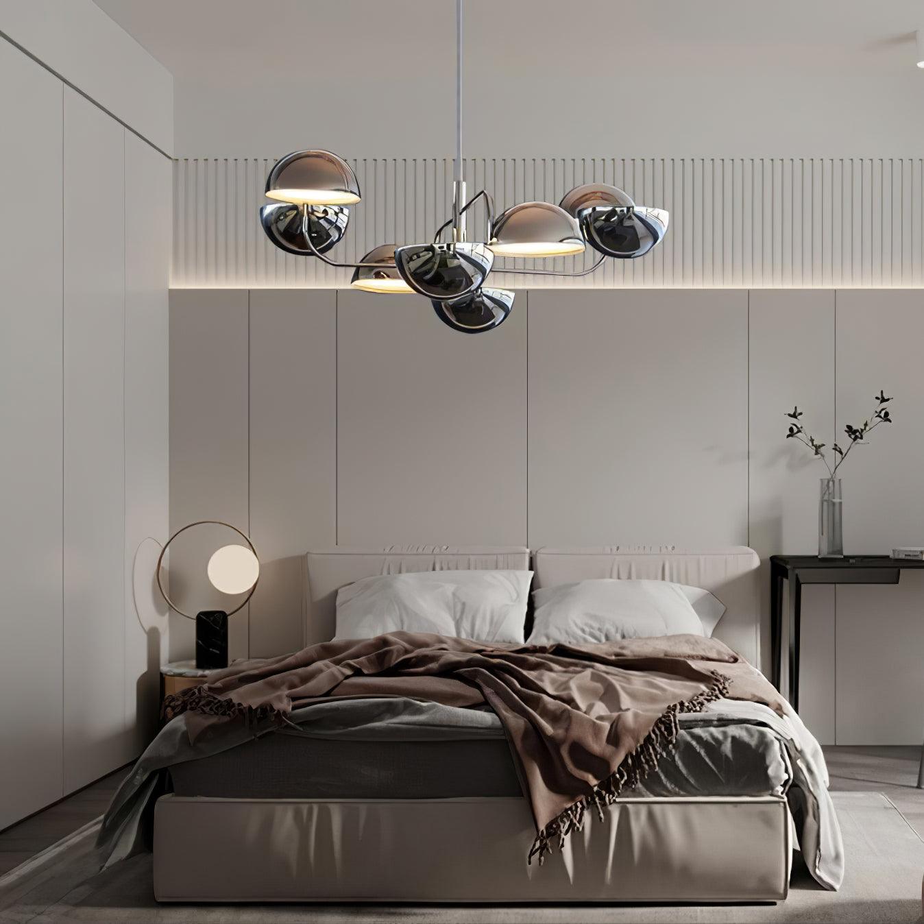 Elisabeth Penta Chandelier - Modern 5-Light Crystal Ceiling Fixture for Dining Room, Living Room & Bedroom Lighting Decor