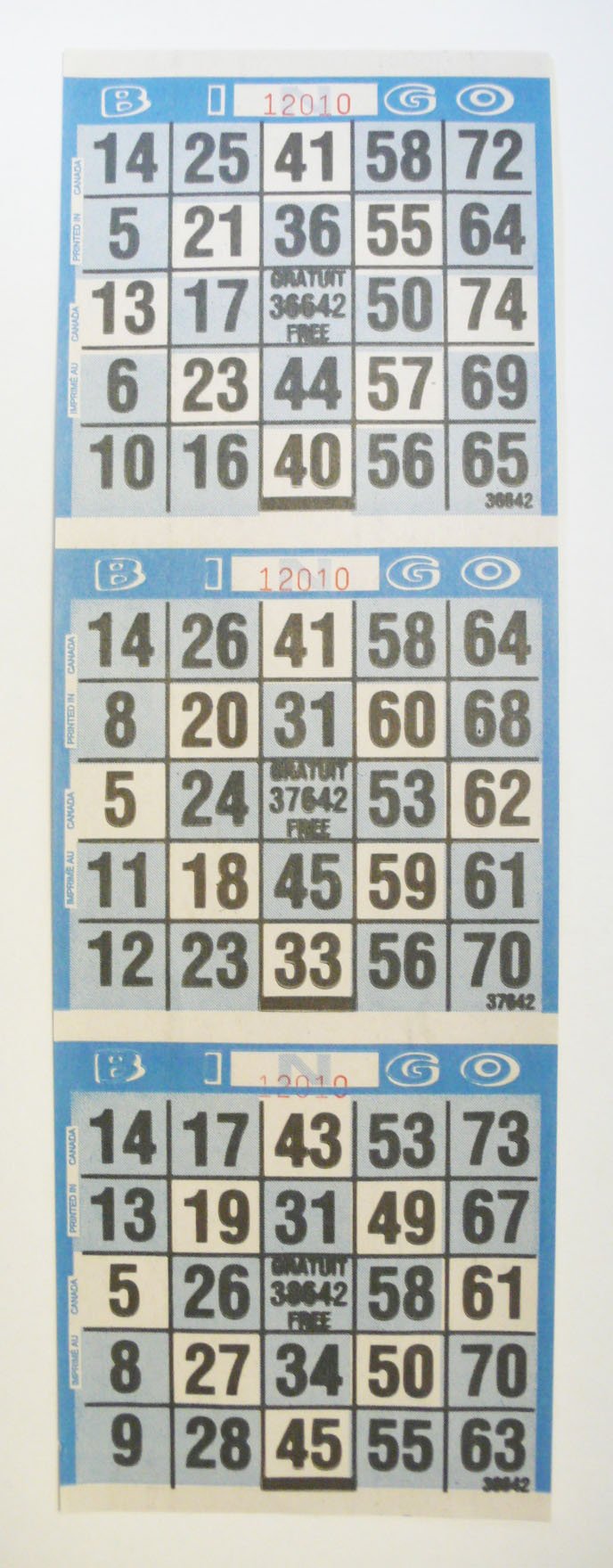 3 on Design Bingo Paper (Blue Diamond) - Premium Bingo Cards for Game Nights, Parties & Fundraisers - 100-Pack Durable Bingo Sheets with Blue Diamond Pattern