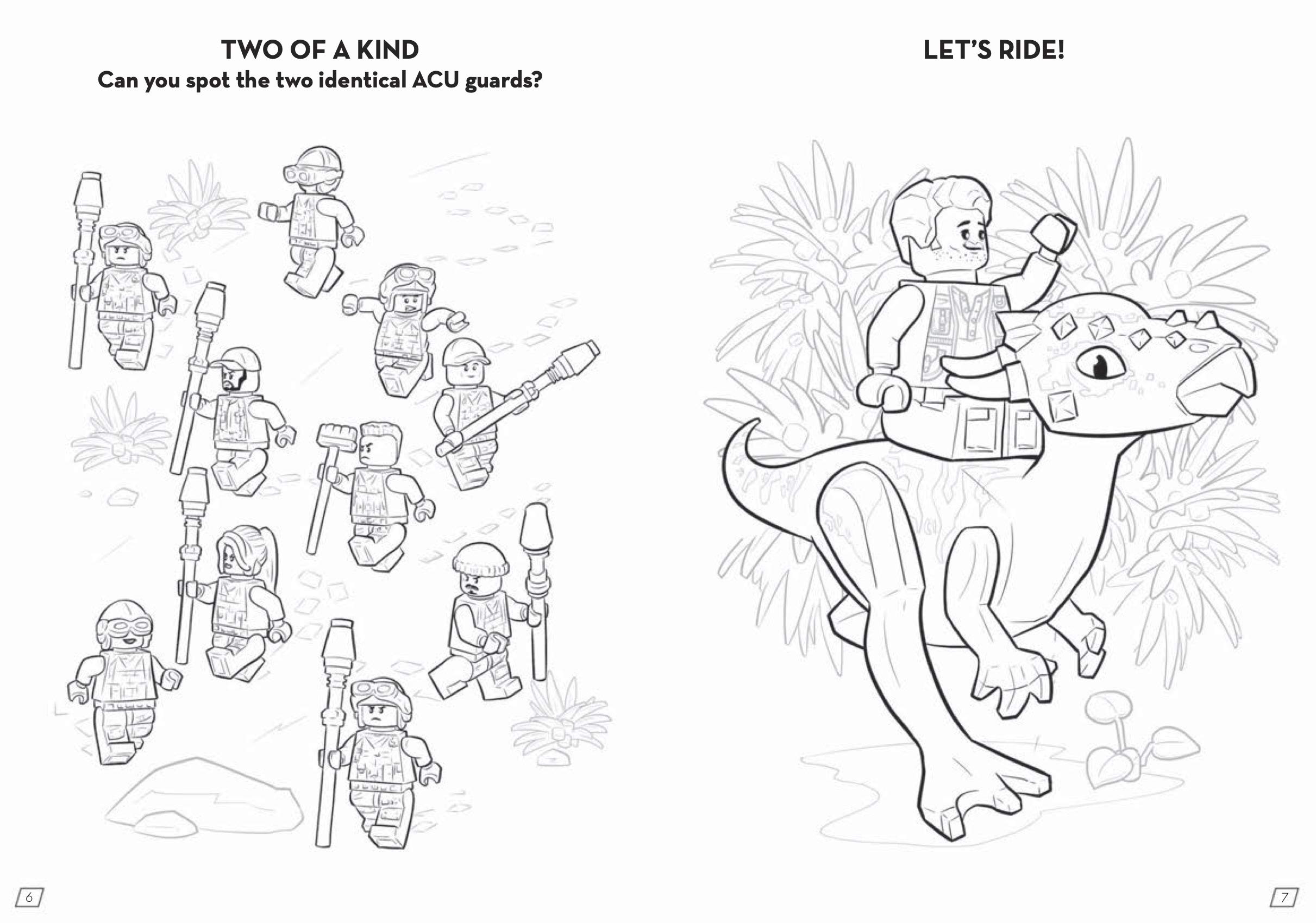 LEGO® Jurassic World™ Coloring Book - Fun Dinosaur Activity Book for Kids, Creative Art & Relaxation | Perfect for Travel, Birthday Gifts & Family Bonding Time