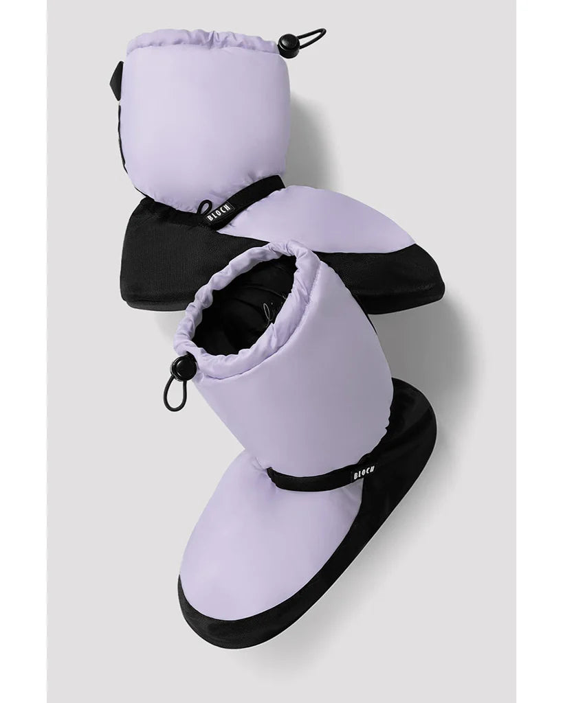 Bloch Women's Warm Up Dance Booties - Soft Lilac Ballet Slippers for Jazz, Contemporary & Warm-Ups - Perfect for Dance Class, Studio Practice & Rehearsals