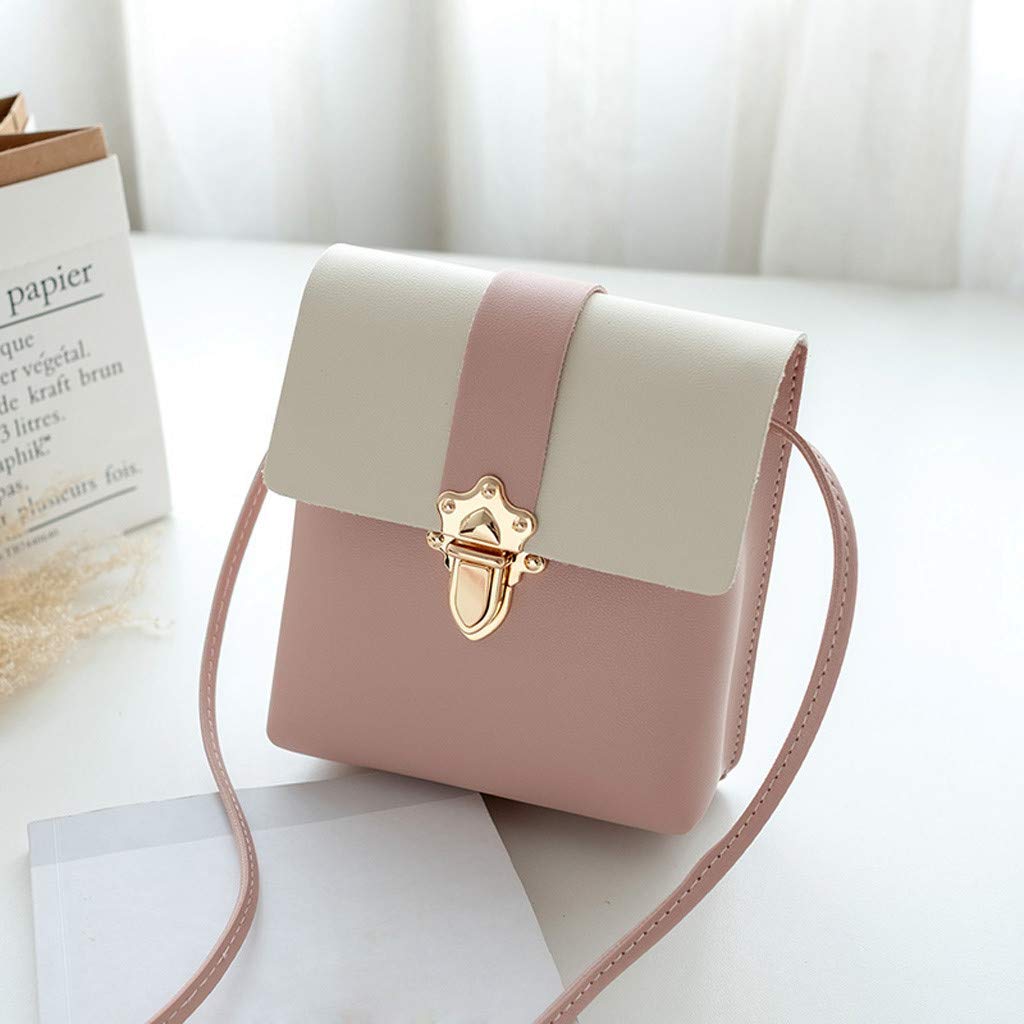 Stylish Women's Leather Crossbody Bag with Plug Lock - Trendy Shoulder Messenger Purse & Coin Wallet for Daily Use, Work, and Travel