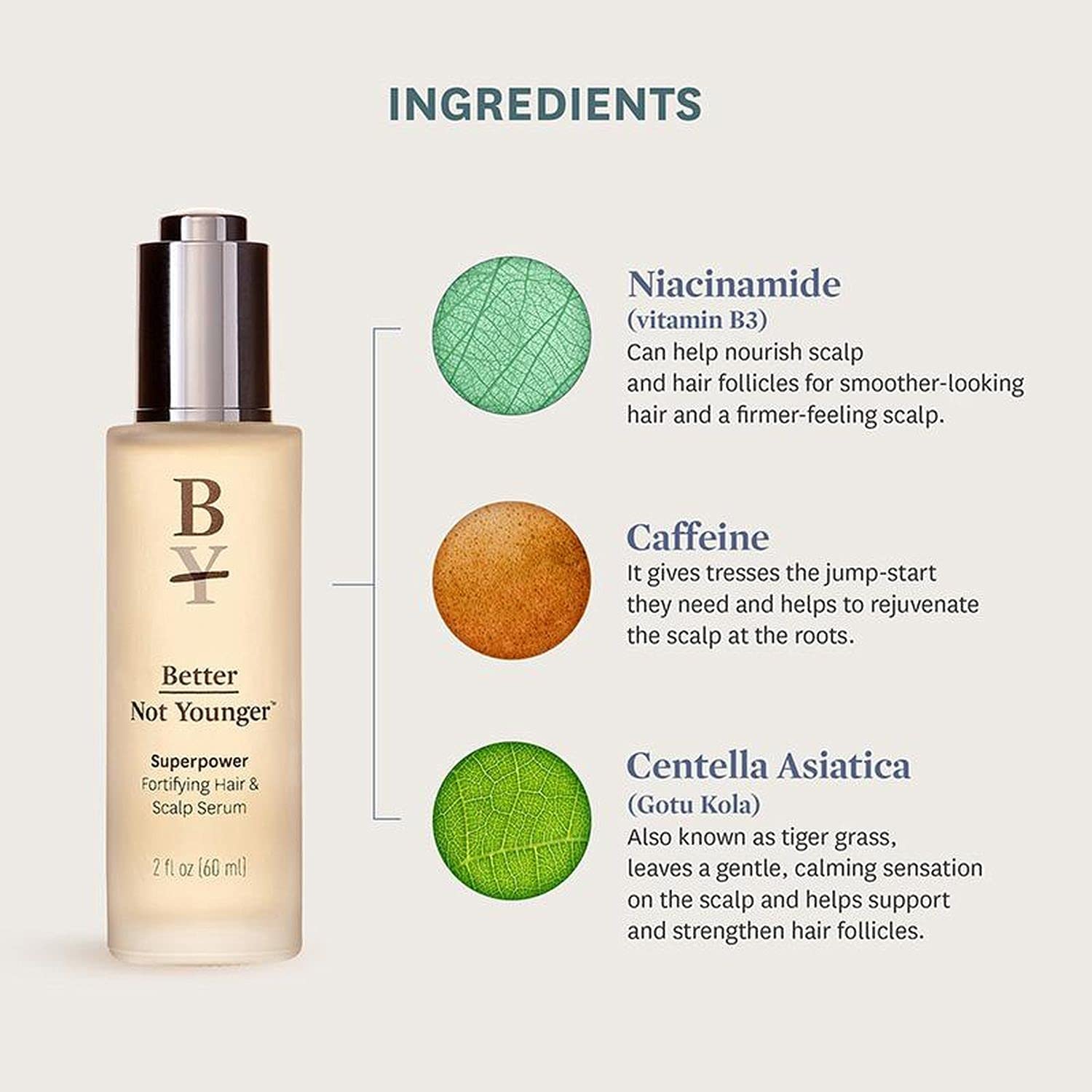 Better Not Younger Wake Up Call Shampoo & Conditioner Set (8 Oz Each) with Superpower Fortifying Hair & Scalp Serum - Volumizing & Strengthening Bundle for Thinning Hair - Perfect for Daily Hair Care Routine & Scalp Health