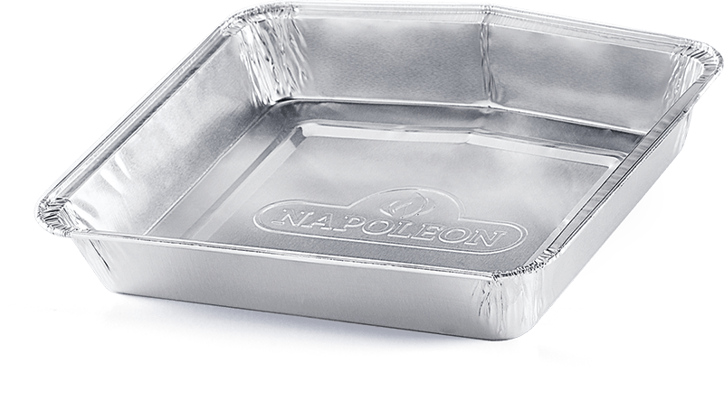 Napoleon Disposable Aluminum Grease Trays for Q Series Grills - 5 Pack (62006) - Perfect for Outdoor BBQ, Camping & Tailgating